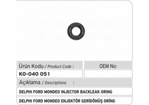 Ford Mondeo Common Rail Enjektör Geri Dönüş Oringi